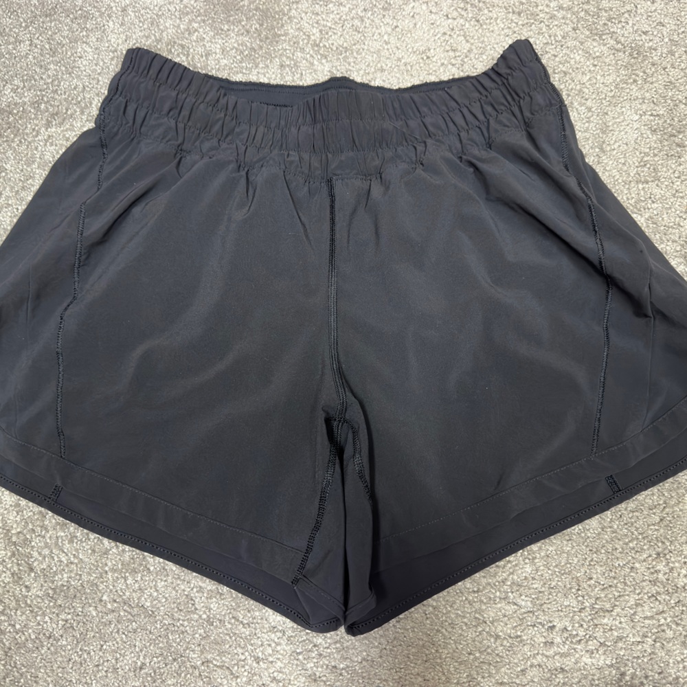 Lululemon Track That 5” HR short Black- Size 10